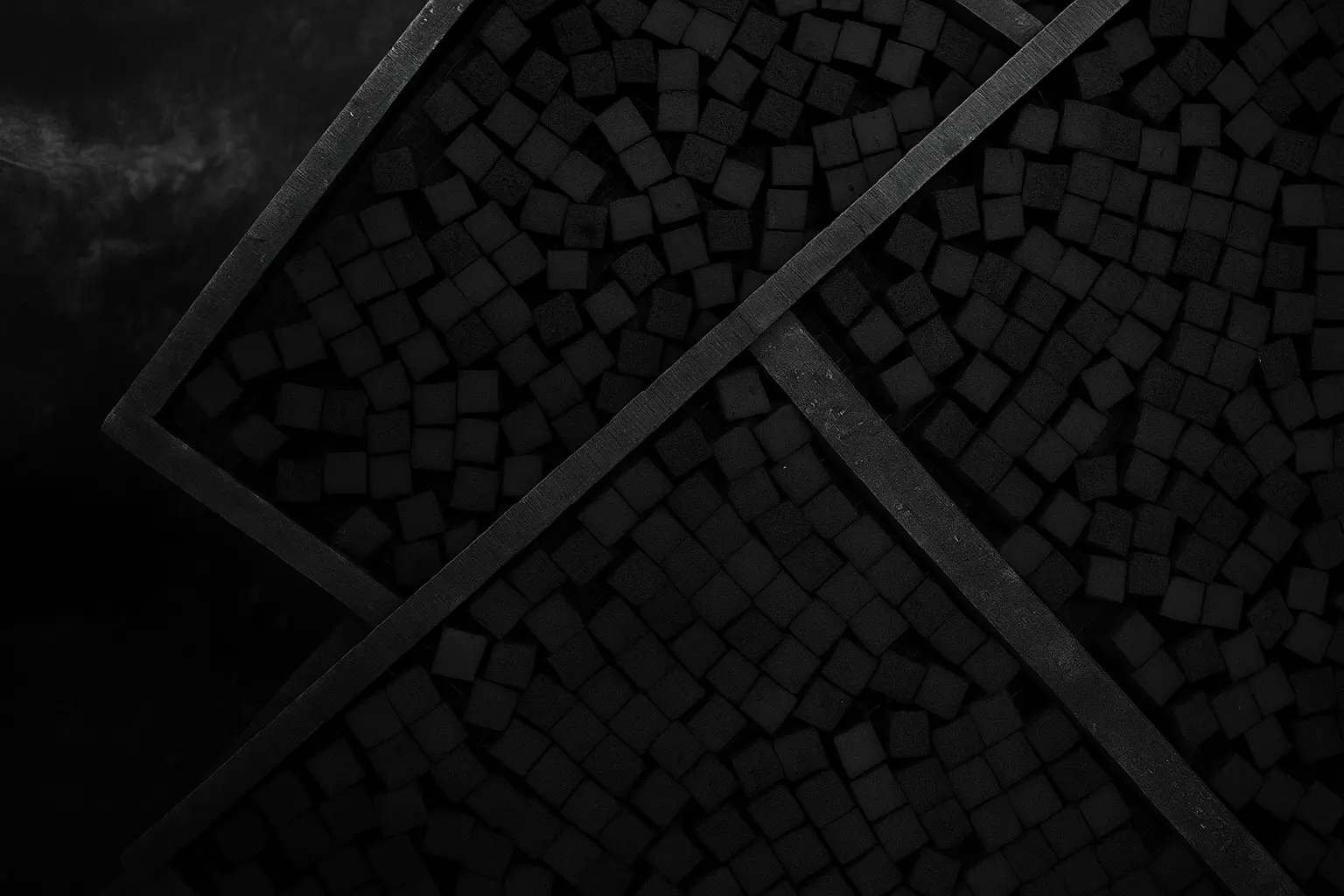 Modern Indonesian charcoal briquettes manufacturing facility with advanced carbonization kilns, hydraulic pressing machines, and quality control laboratory producing premium coconut shell charcoal for global export markets