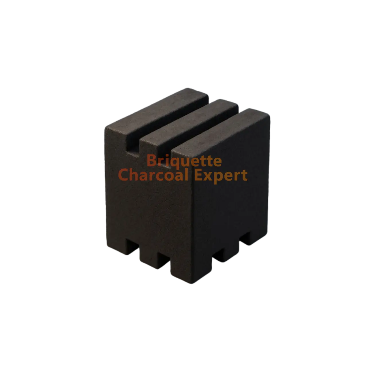 Temperature-controlled cube shisha charcoal